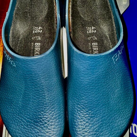 Birkenstock Super-Birki Sandals Clogs Navy Blue Mens Sz EUR 42 NEW,w/o T, W/Box - Picture 6 of 6